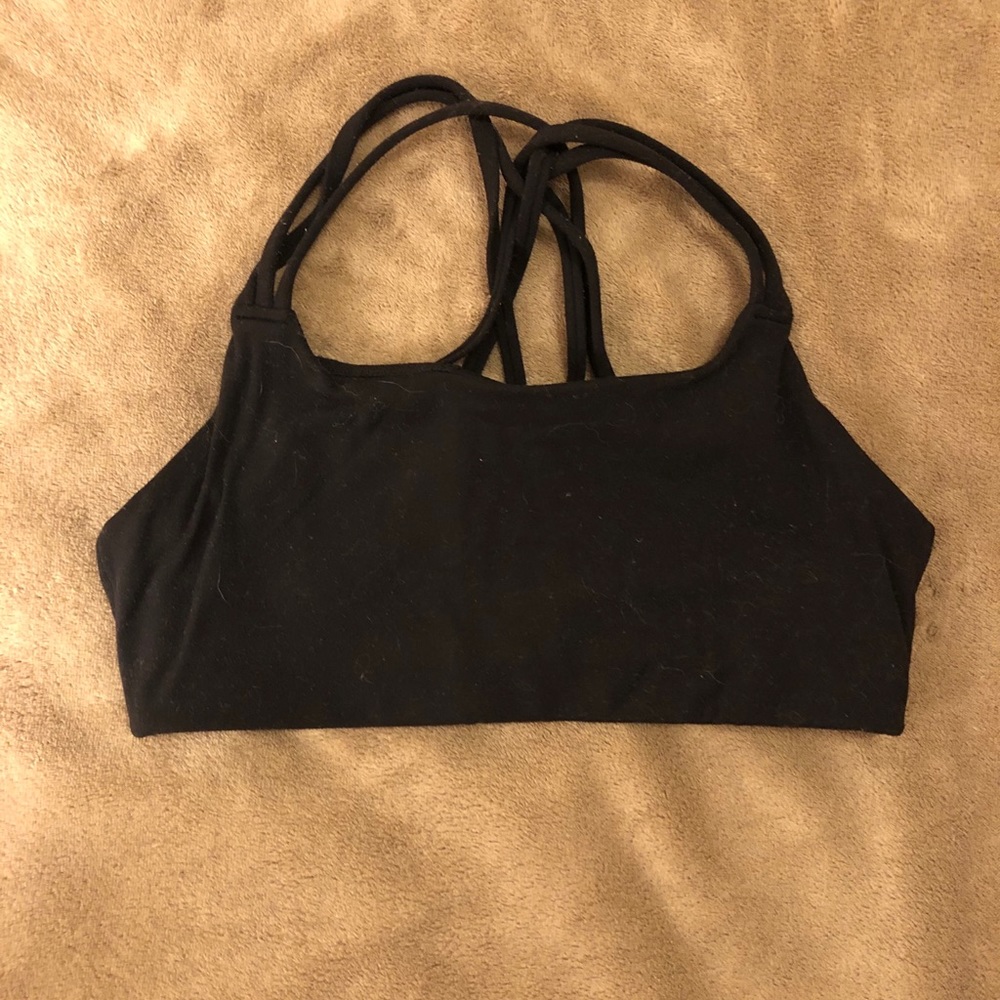 Black Strappy Athleta Sports Bra
